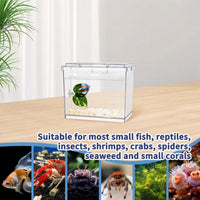 MoonOrange Mini Betta Fish Tank Kit with LED Light Base - Mini Tank 01 - image 2