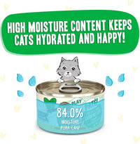 Weruva B.F.F. Play - Best Feline Friend Paté Lovers, Aw Yeah!, Chicken & Lamb Laugh Out Loud with Chicken & Lamb, 2.8oz Can (Pack of 12)