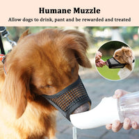 Dog Muzzle, Soft Mesh Muzzles for Small Dogs Biting, XXS - Black / XL-Snout (9½”-10¼”) - image 3