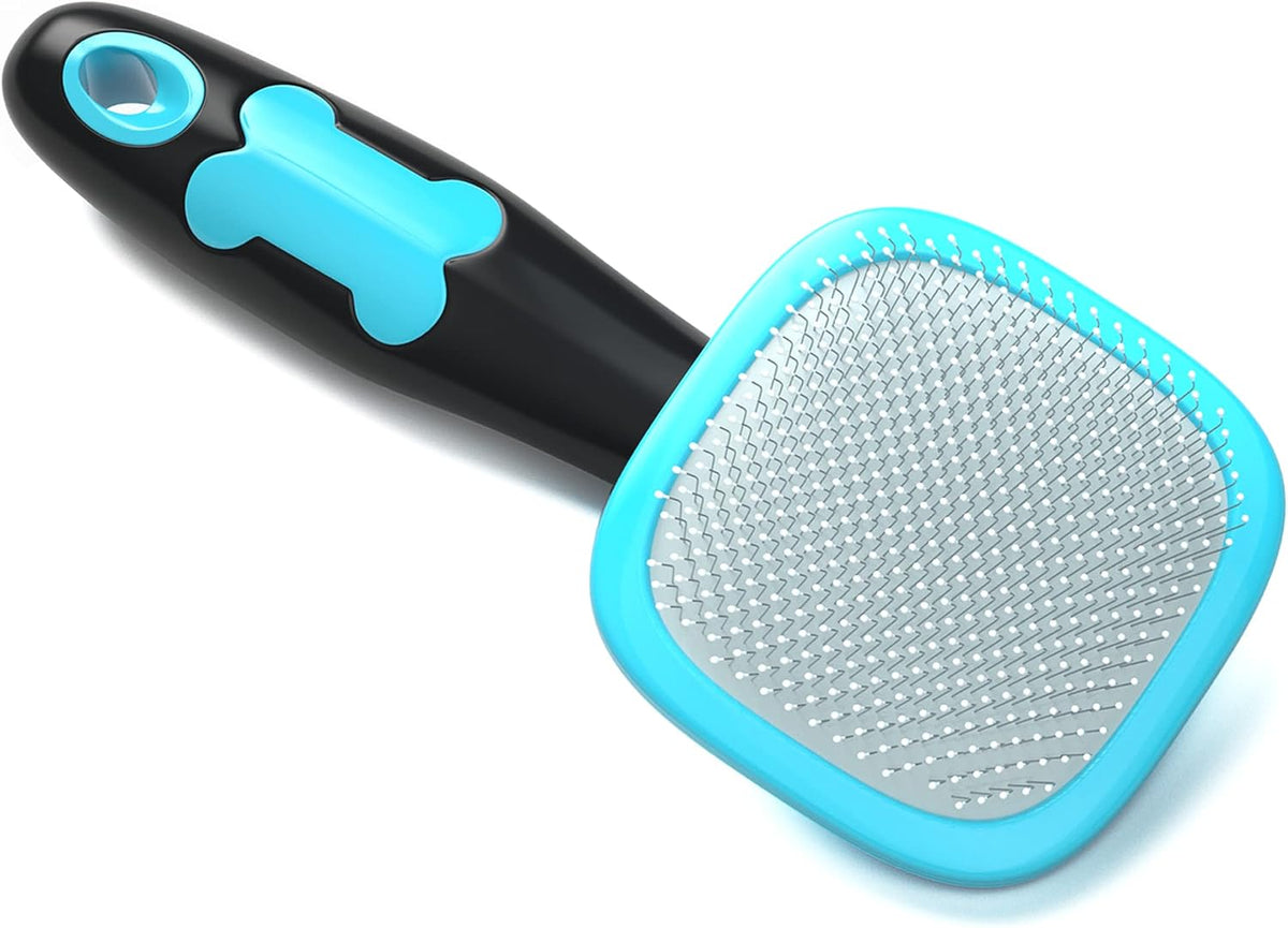 Pet Steam Brush for Dogs & Cats - Small / Blue