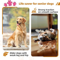 Non-Slip Dog Paw Protector Pads for Senior Dogs, Dog Paw Adhesive Pads on Hardwood Floor,Pets Essentials with Strong Traction,Pink,12 Sets 48 pc XXXL