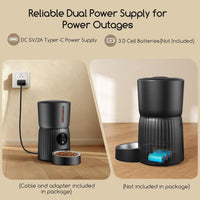 Faroro Automatic Cat Feeder with Camera - Black / 1080P Camera - image 4