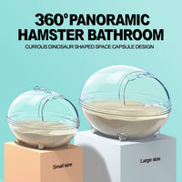 lazYYzal Hamster Bathroom, Hamster Bathtub Box - S 5.3*3.8*3.3 inch - image 4