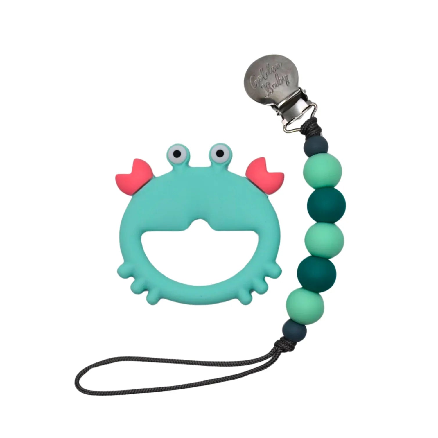 Crab Teether Set // Teal - BIG FRENCHIES