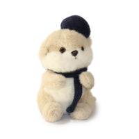 14-inch French Otter Carl with Black Hat