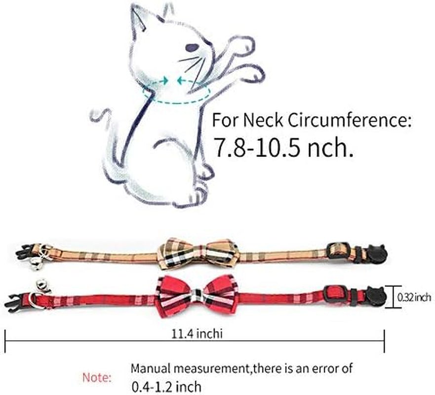 2 Pack Cat Collar Breakaway for kitty and dogs - BIG FRENCHIES