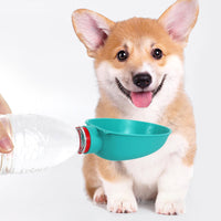 Portable Dog Drinking Bowl Outdoor Water Feeding Pet Outside Water Cup Dog Kettle For Small Breeds Dogs Pets Products