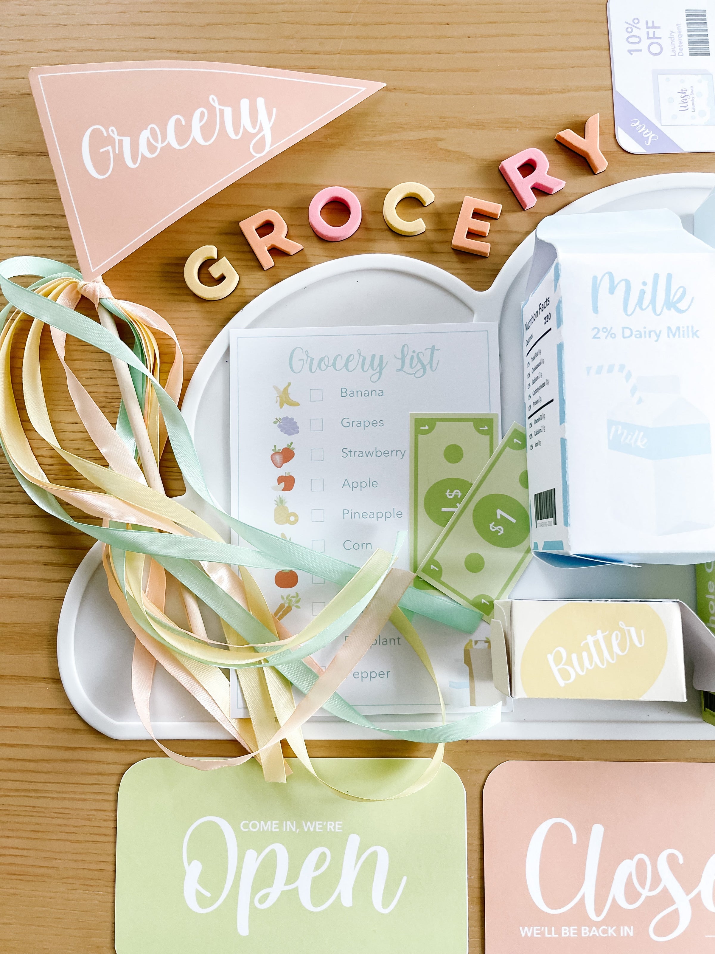 Grocery Store Play Food Printable Dramatic Play