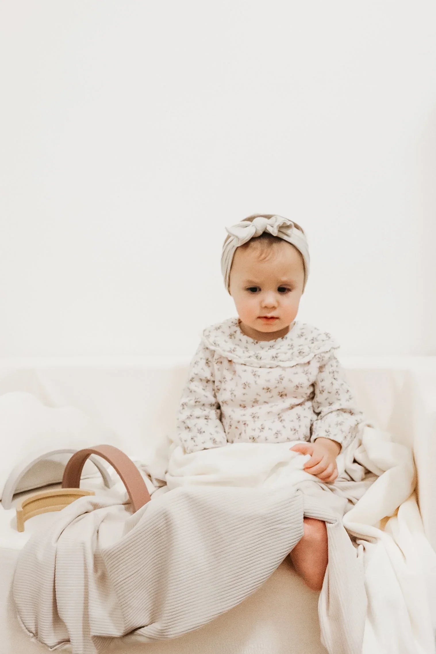 Oat Ribbed Toddler Blanket - BIG FRENCHIES
