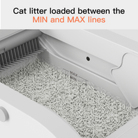 Smart Cat Litter Box Cat Litter Box Wide Opening