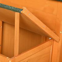 Extra Large Run Included Chicken Coop with Removable Tray Orange