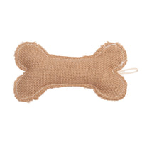 Country Living Jean Leather-Jute Bone Pillow Dog Chew Toy – Durable, Safe and Non-Toxic - BIG FRENCHIES