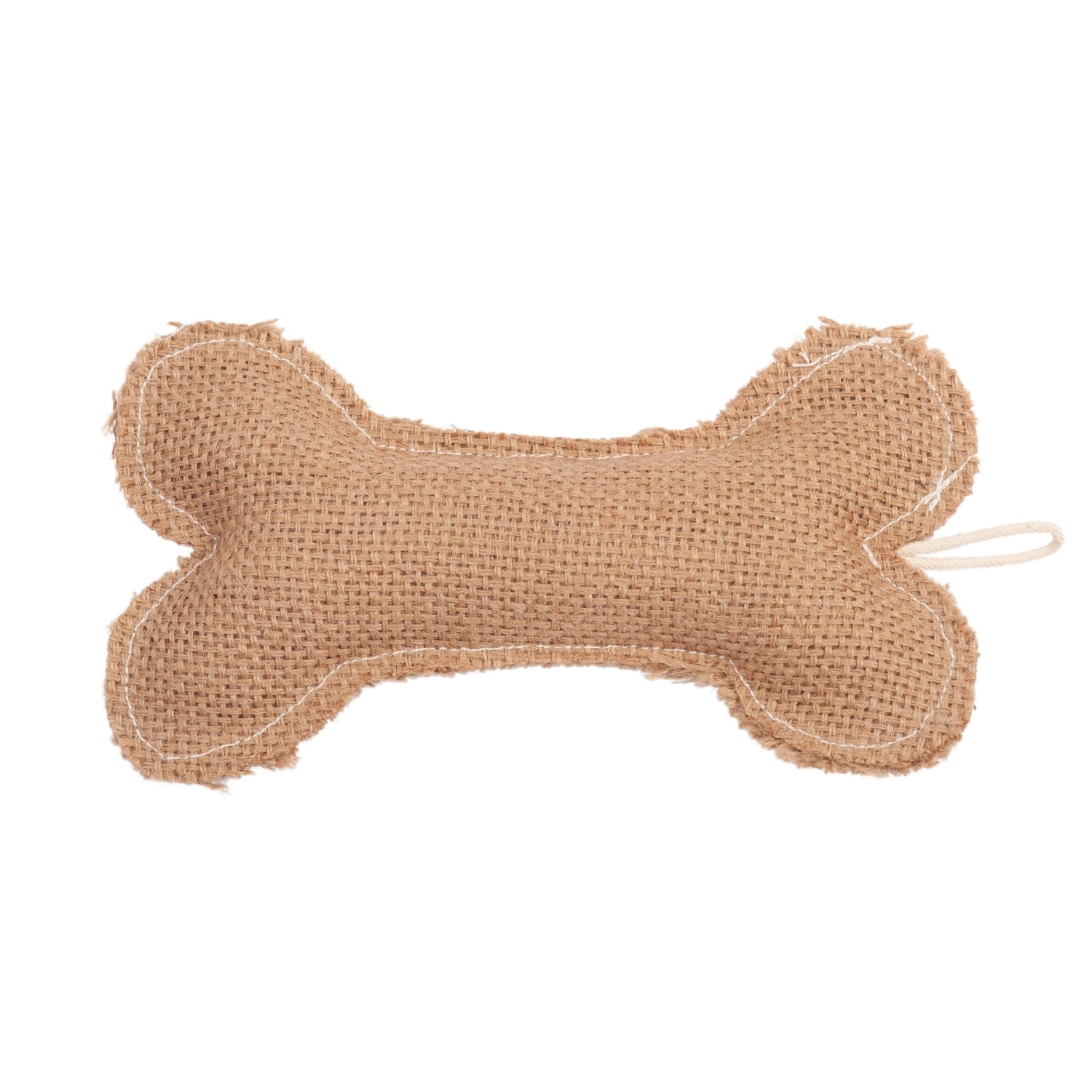 Country Living Jean Leather-Jute Bone Pillow Dog Chew Toy – Durable, Safe and Non-Toxic - BIG FRENCHIES
