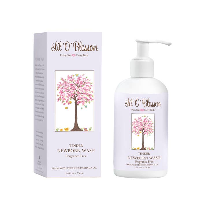 Lil 'O' Blossom Tender Newborn Wash 8Oz