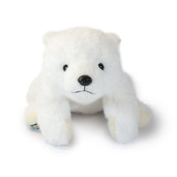 13-inch White Frosty Bear