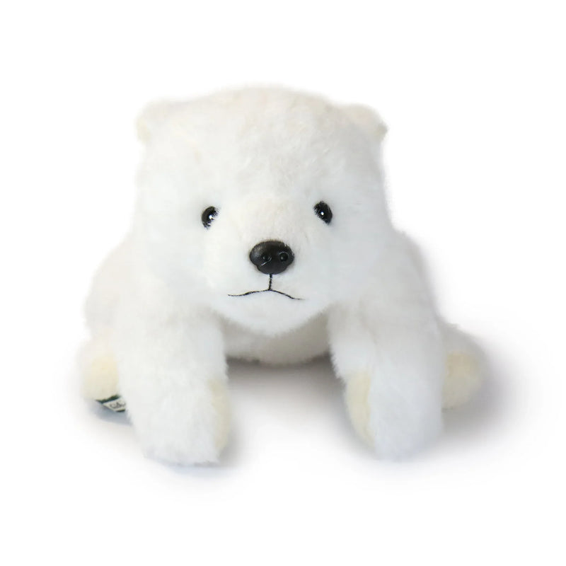 13-inch White Frosty Bear - BIG FRENCHIES