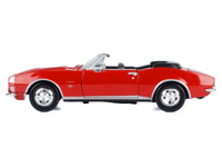 1967 Chevrolet Camaro SS Convertible Burgundy 1/24 Diecast Model Car by Motormax