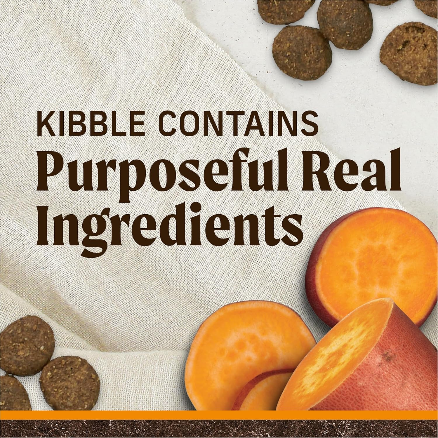 Wholesome and Natural Kibble with Real Chicken and Sweet Potato - BIG FRENCHIES