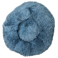 Premium Plush Round Dog Bed, Soft Cozy Pet Bed With Raised Edge