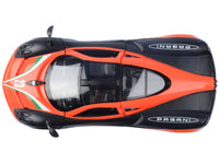 Top-Pick | Pagani Huayra #23 Orange and Black with Stripes "GT Racing" Series 1/24 Diecast Model Car by Motormax