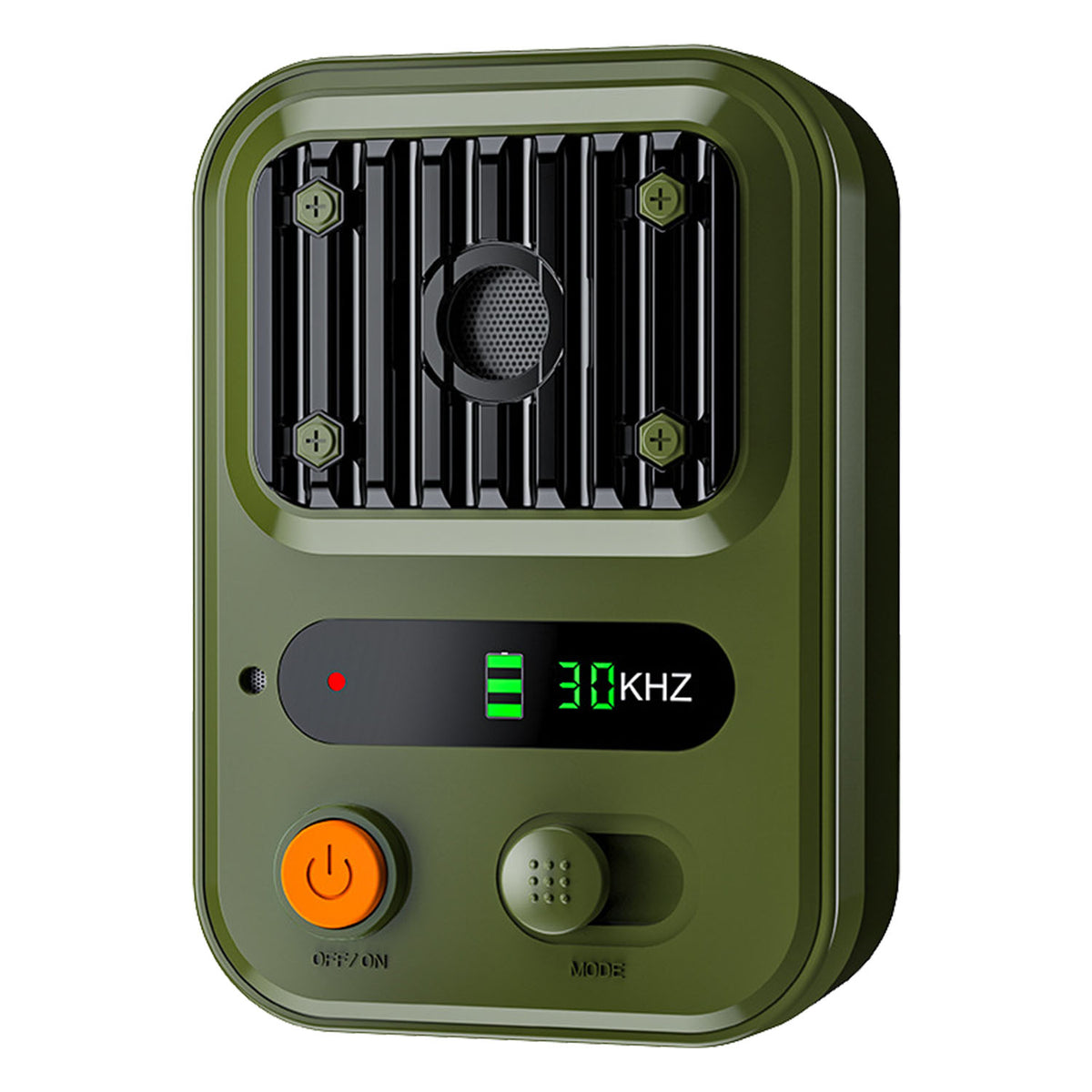Black-Green Color Options -- 1Pc Ultrasonic Anti-Barking Device Rechargeable Auto Dog Bark Control Deterrent Box Trainin