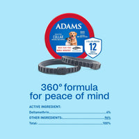 Adams Flea & Tick Collar for Dogs & Puppies Flea Collar Protection 2 Count
