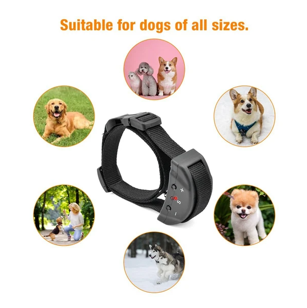 Automatic Anti Bark Barking Dog Shock Control Collar Device Large Medium Small