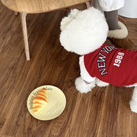 Simple Printed Autumn Pet Baseball Uniform