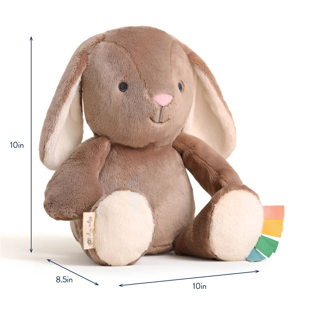 Plush Taupe Bunny Stuffed Toy