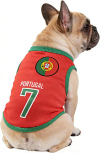 2026 World Cup Soccer Jersey Mesh Pet Shirt Small to 6XL