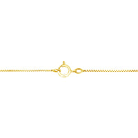 14K Yellow Gold 1.00 Cttw Brilliant Round-Cut Diamond 7 Stone Floral Cluster 18" Pendant Necklace (H-I Color, SI2-I1 Clarity)