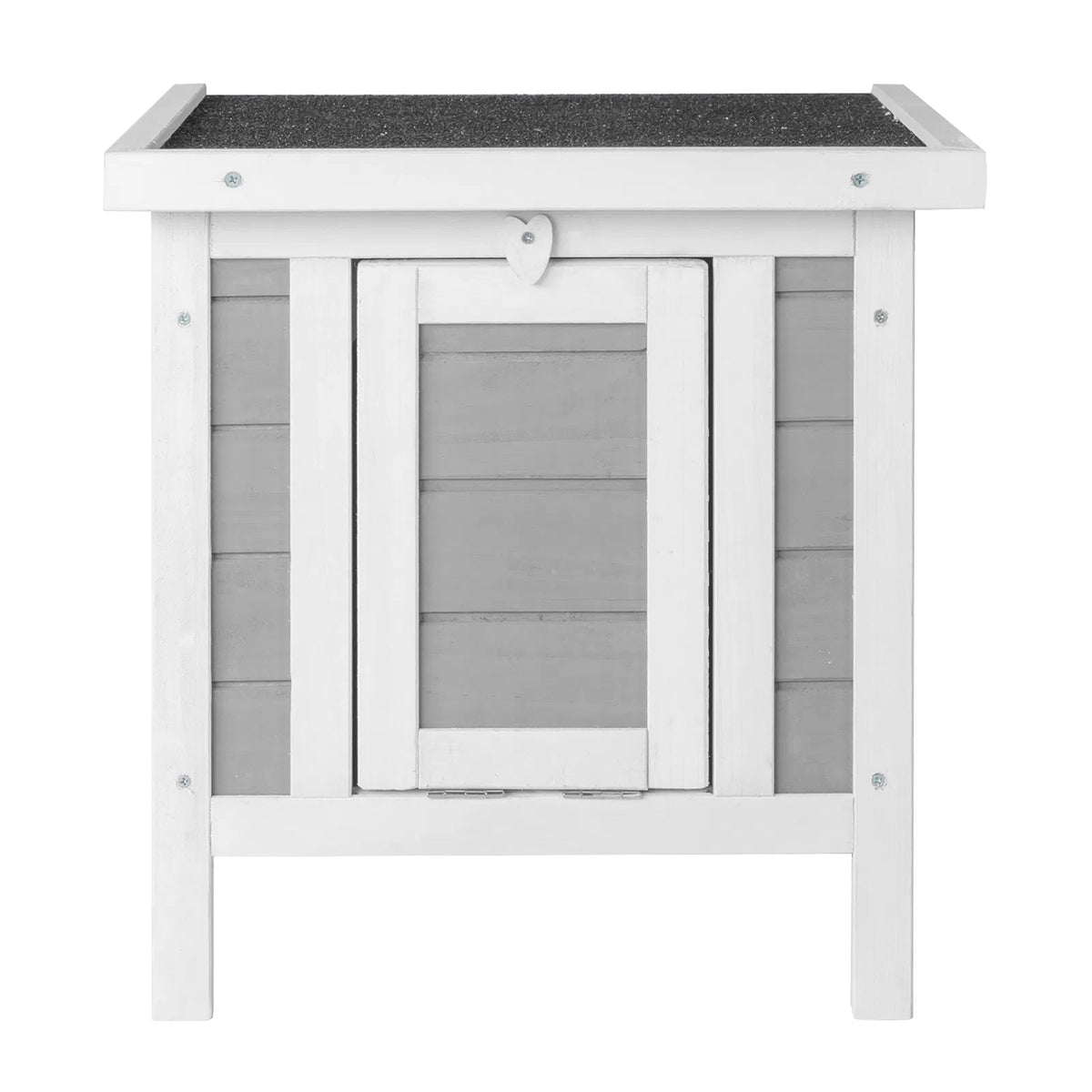 20" Wooden Waterproof Rabbit Hutch Pet Bunny Small Animal House Habitat Gray
