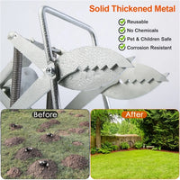 2PCS Easy Setup Mole Traps Outdoor Reusable Scissor Mole Gopher Rodent Control Trap Solid Metal Material For Lawn Garden