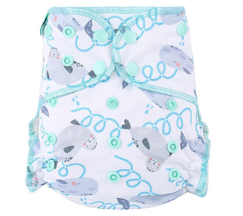 Baby Cloth Diaper Reusable Heavy Wetter Hybrid Waterproof Bamboo Washable Baby Nappy Diapers For Girls and Boys Baby - BIG FRENCHIES