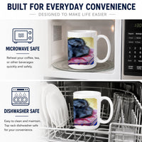 Pomeranian Ceramic Coffee Mug 15 oz Decorative Large C Handle Mug Cup for Tea, Cocoa Hot Chocolate