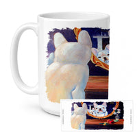 French Bulldog Ceramic Coffee Mug 15 oz Decorative Large C Handle Mug Cup for Tea, Cocoa Hot Chocolate