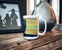 Newfoundland Ceramic Coffee Mug 15 oz Decorative Large C Handle Mug Cup for Tea, Cocoa Hot Chocolate