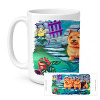 Norwich Terrier Ceramic Coffee Mug 15 oz Decorative Large C Handle Mug Cup for Tea, Cocoa Hot Chocolate