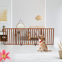 The Wooden Dog Fence Brown