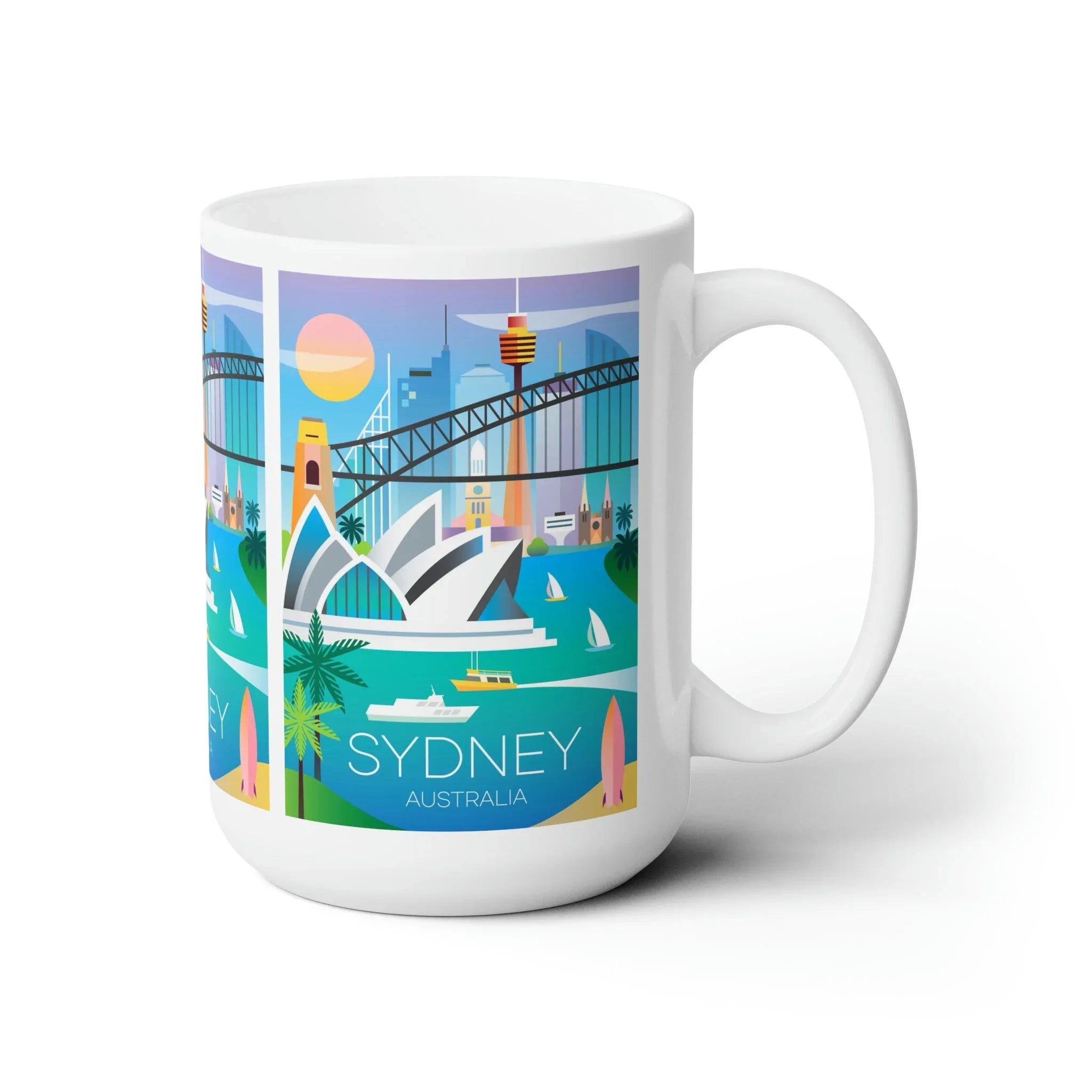 Sydney Ceramic Mug 11oz or 15oz - BIG FRENCHIES