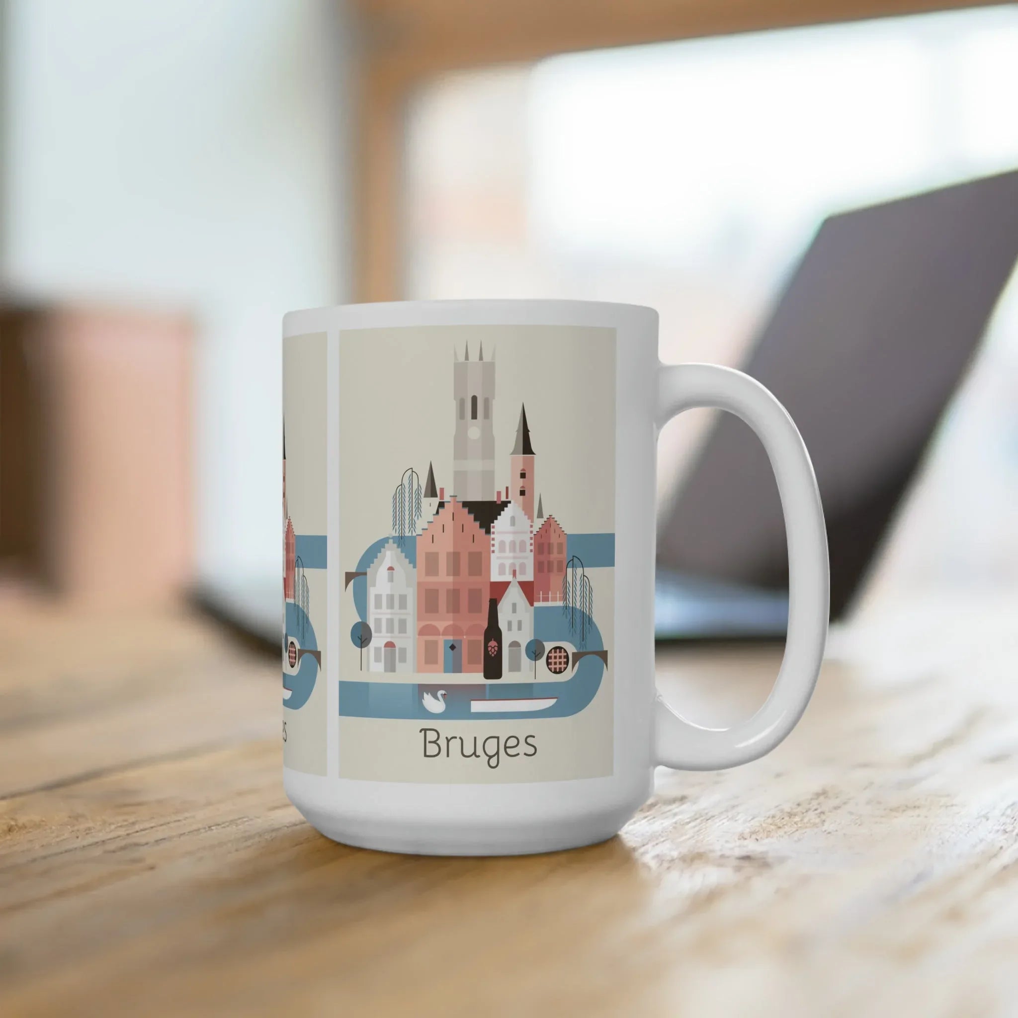 Bruges Ceramic Mug 11oz or 15oz - BIG FRENCHIES