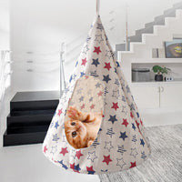 Pet Hammock With Printing Hanging for Kitten, Cat, Puppy and Dog - BIG FRENCHIES