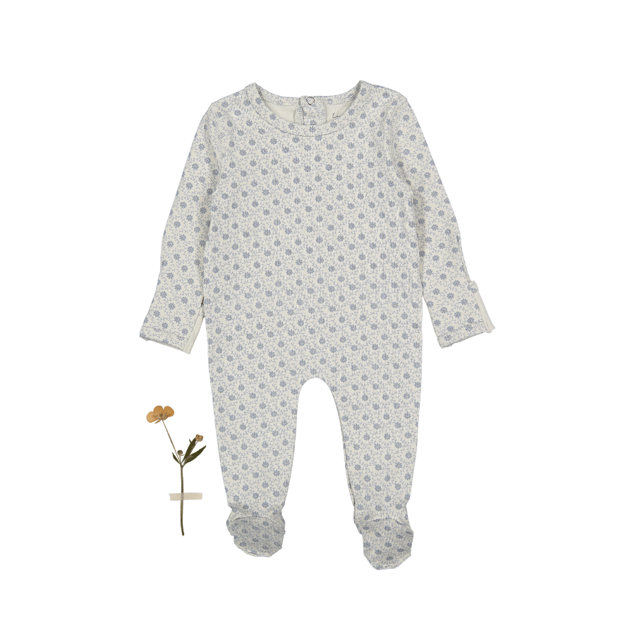 The Printed Romper - Emma Blue