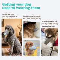 Dog Face Mask Anti Smoke Air Filter Respirator Medium Large Dogs 3 Pack