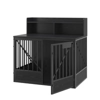 Dog Crate Large Capacity Multifunctional Spacious Top Pet Kennel With 2 Open Storage Compartment