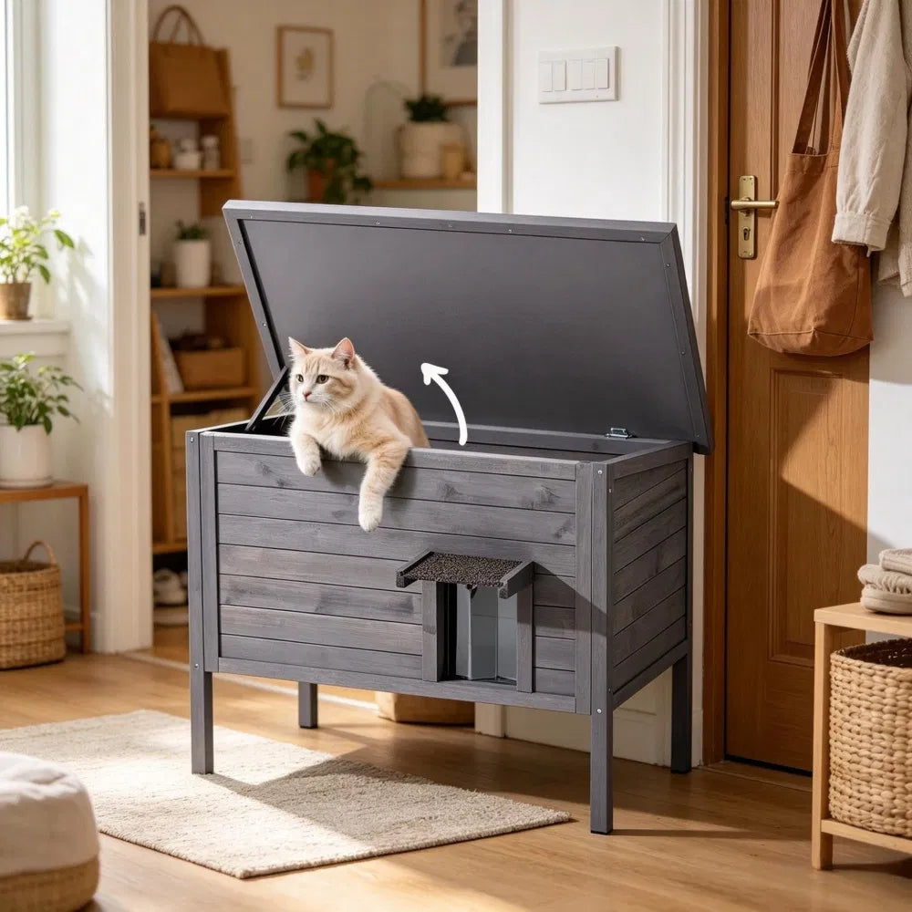 Insulated Cat House for Outdoor