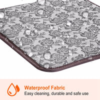 Pet Heating Pad, Waterproof Adjustable Warm Blanket, With Anti Bite Steel Rope Box