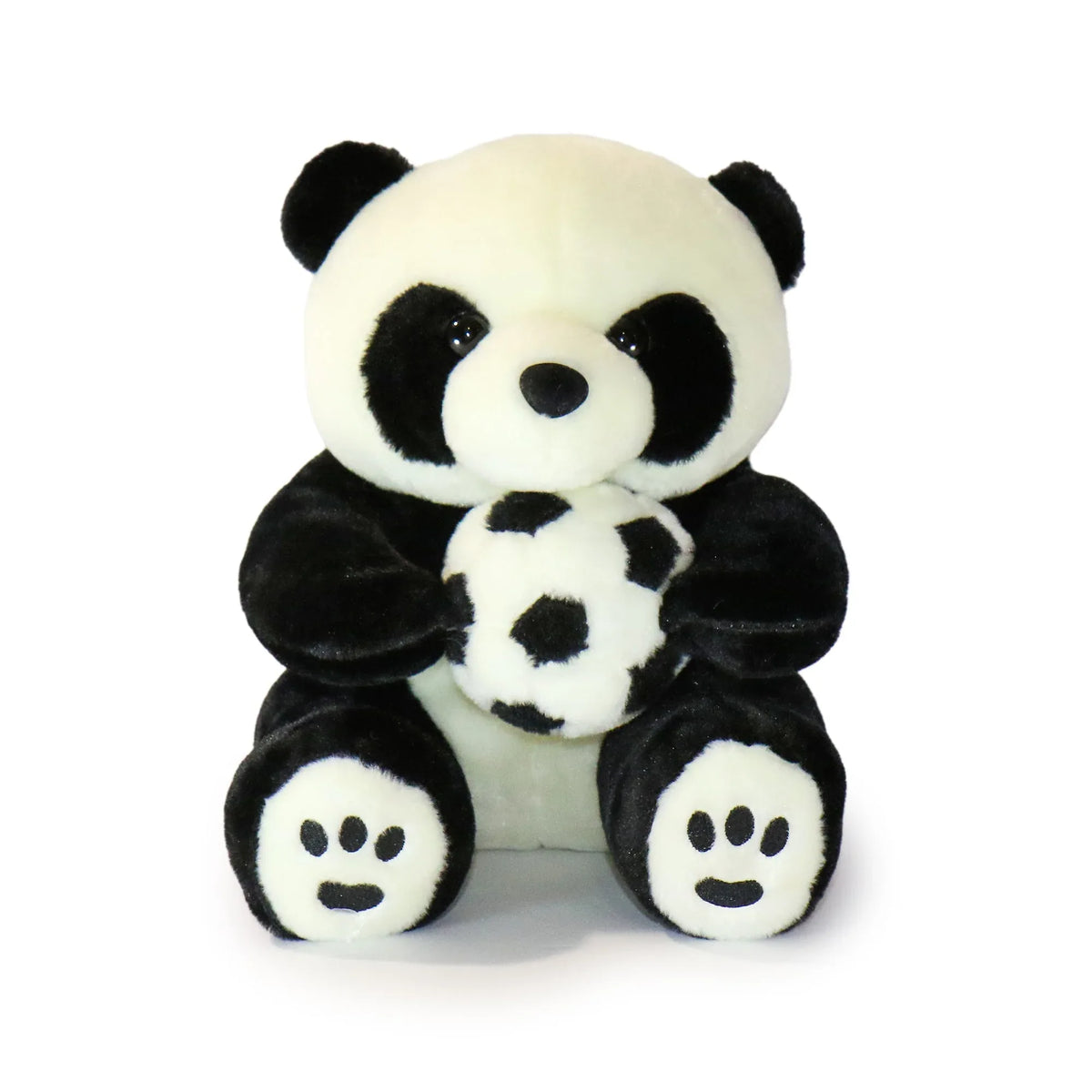 10-Inch Black and White Dash Panda with Toy - BIG FRENCHIES