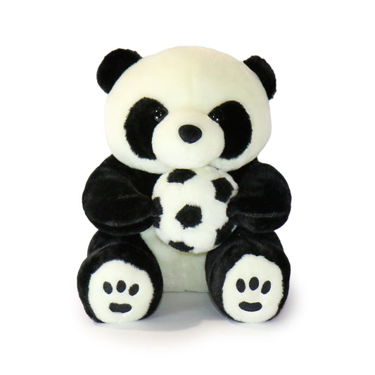 10-Inch Black and White Dash Panda with Toy