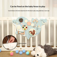 Kids Bedroom Busy Board Educational Wooden Toy